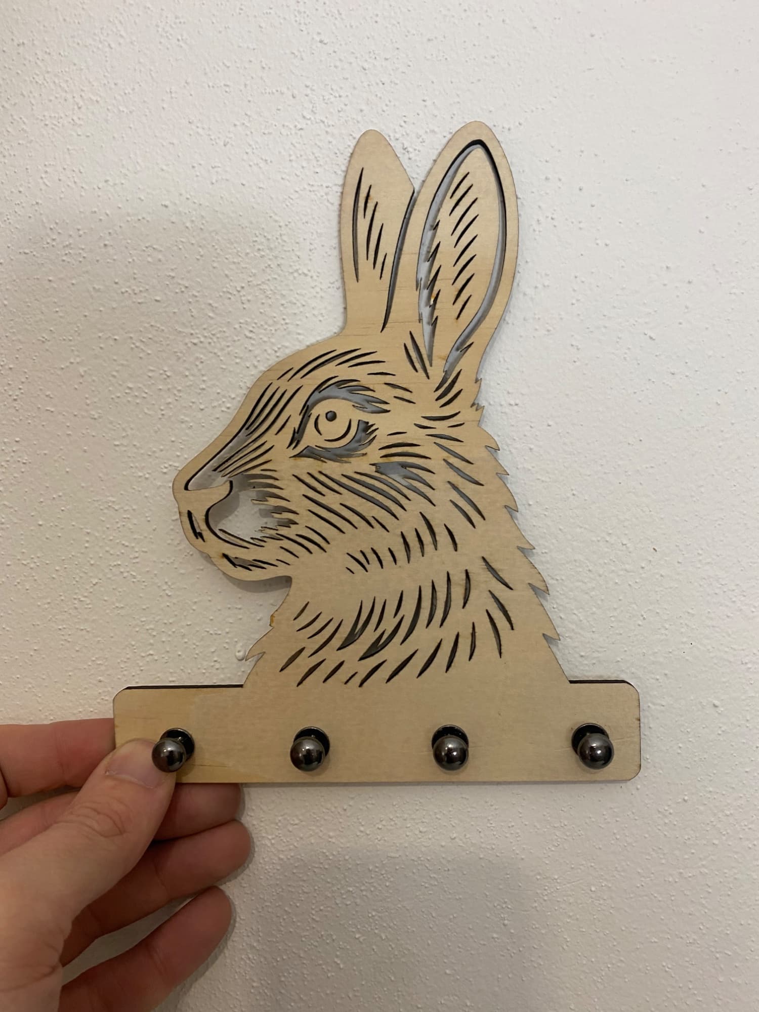 Věšáček na klíče - králík